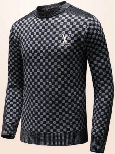 lv grey sweater|louis vuitton sweater men's.